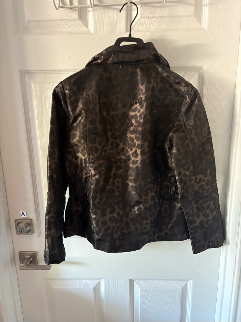 Chico’s Animal Print Lightweight Zip-Up Jacket – Size 0 - Picture 2 of 3